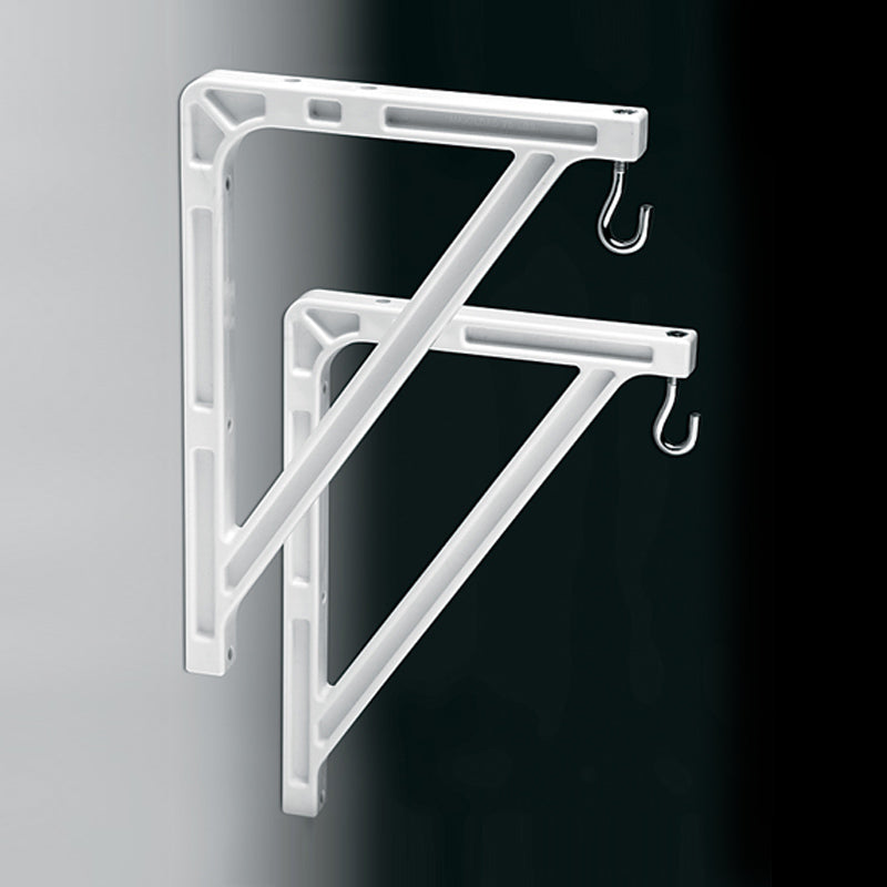 Da-Lite 40957 Medium Wall Bracket (10 or 14 inch, White)