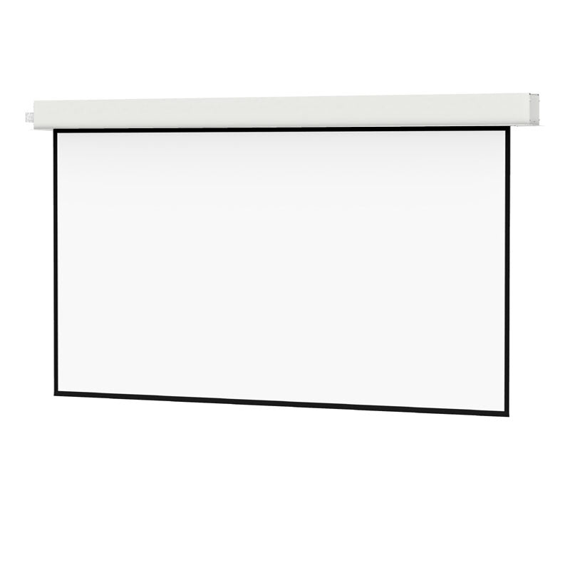 Da-Lite 70137FLS Advantage REC Electric Screen, front view with white screen surface