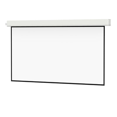 Da-Lite 70137FLS Advantage REC Electric Screen, front view with white screen surface