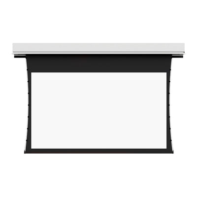 Da-Lite 29890B Tensioned Advantage REC Electric Screen, front view with white screen surface