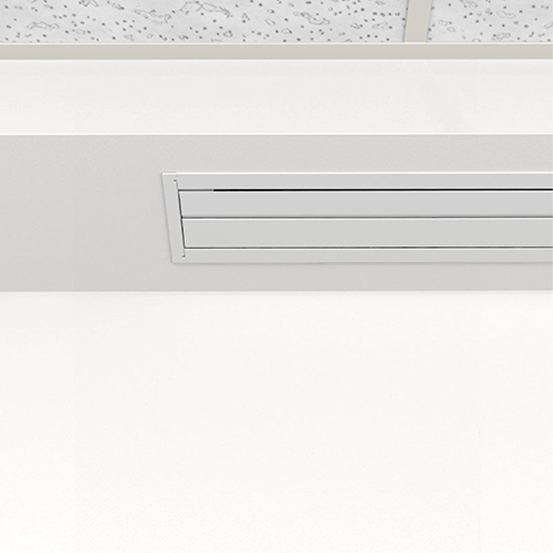 Da-Lite 29890B Tensioned Advantage REC Electric Screen, ceiling-recessed closed trim detail