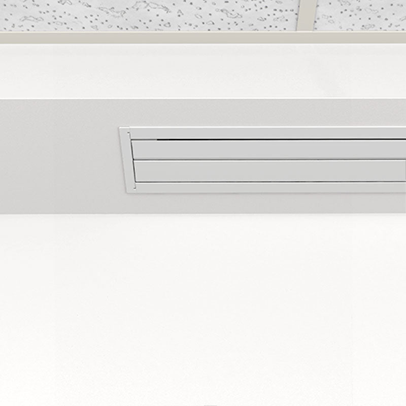 Da-Lite 34568B Advantage REC Electric Screen, ceiling-recessed closed trim detail