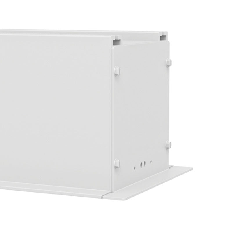Da-Lite 70285F Advantage Manual with CSR Recessed Screen, ceiling-recessed housing side view
