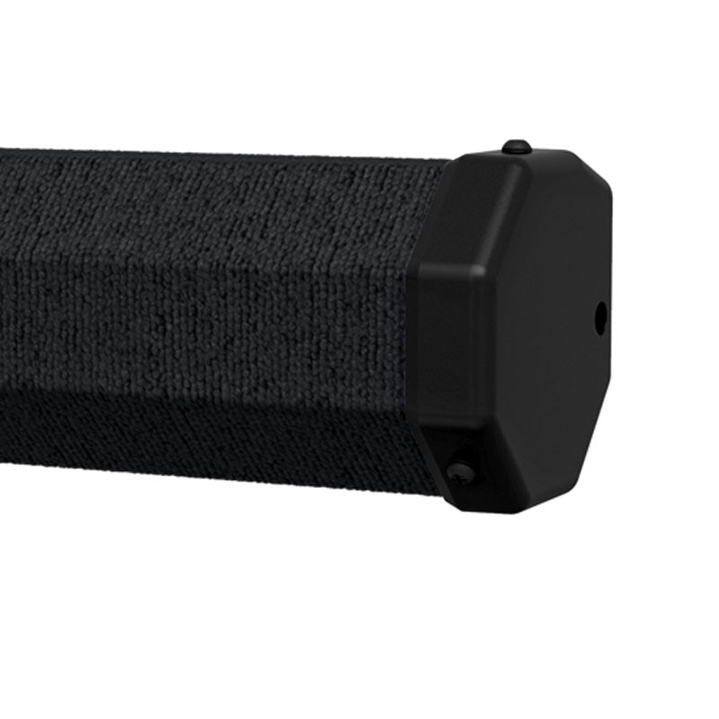 Da-Lite 98046 Floor Model C Screen, cable-management sleeve close-up