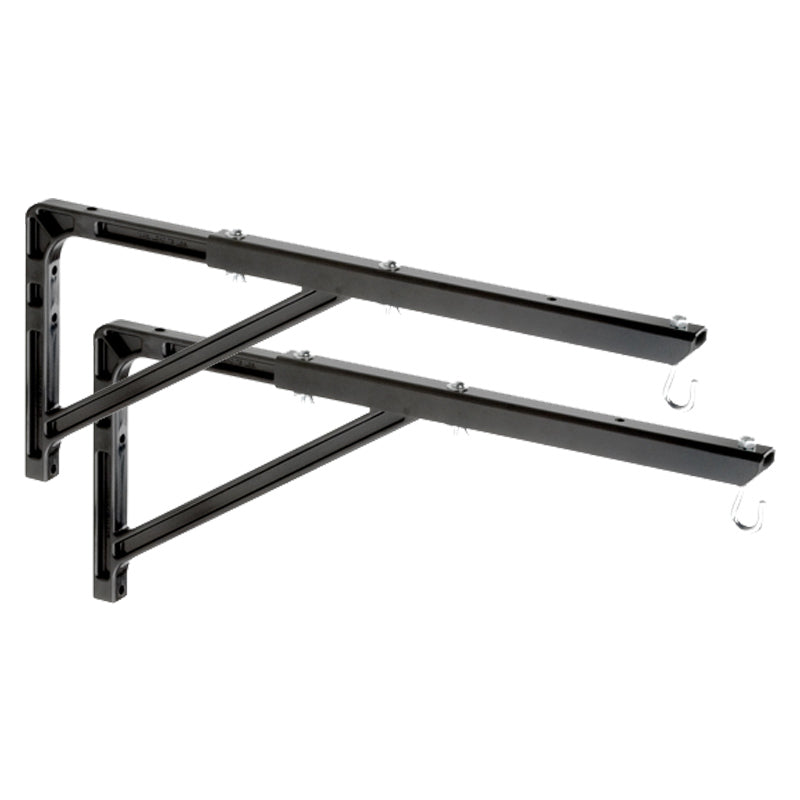Da-Lite 98037 Large Wall Bracket (18, 20 or 24 inch, Black)