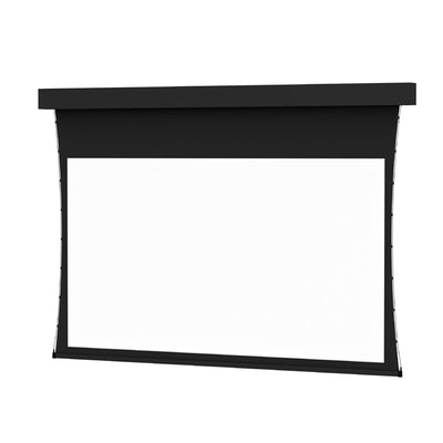 Da-Lite 14192 Tensioned Professional Electrol, front view with white screen surface