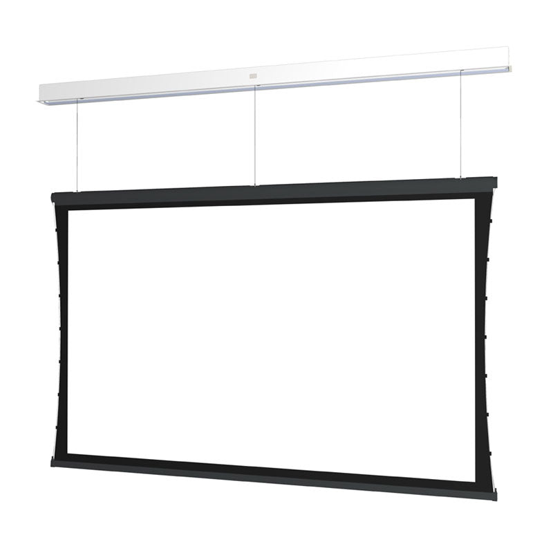 Da-Lite DL15033BL Tensioned Advantage REC Electric Screen, front view with white screen surface