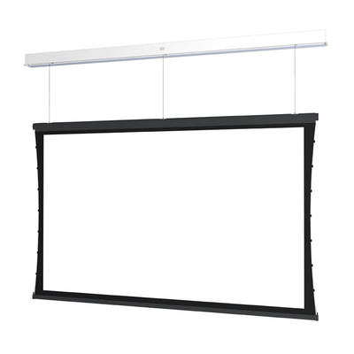 Da-Lite DL15033BL Tensioned Advantage REC Electric Screen, front view with white screen surface