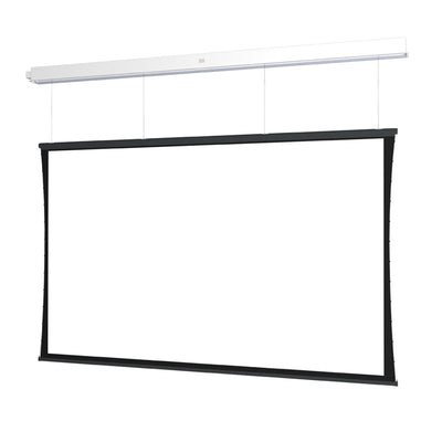 Da-Lite DL15033BL Tensioned Advantage REC Electric Screen, front view with white screen surface