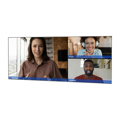 Da-Lite DL15752 UTB Contour Fixed Frame, ultra-wide projection screen with videoconference display