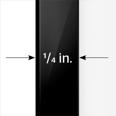Da-Lite DL15752 UTB Contour Fixed Frame, quarter-inch screen frame thickness detail