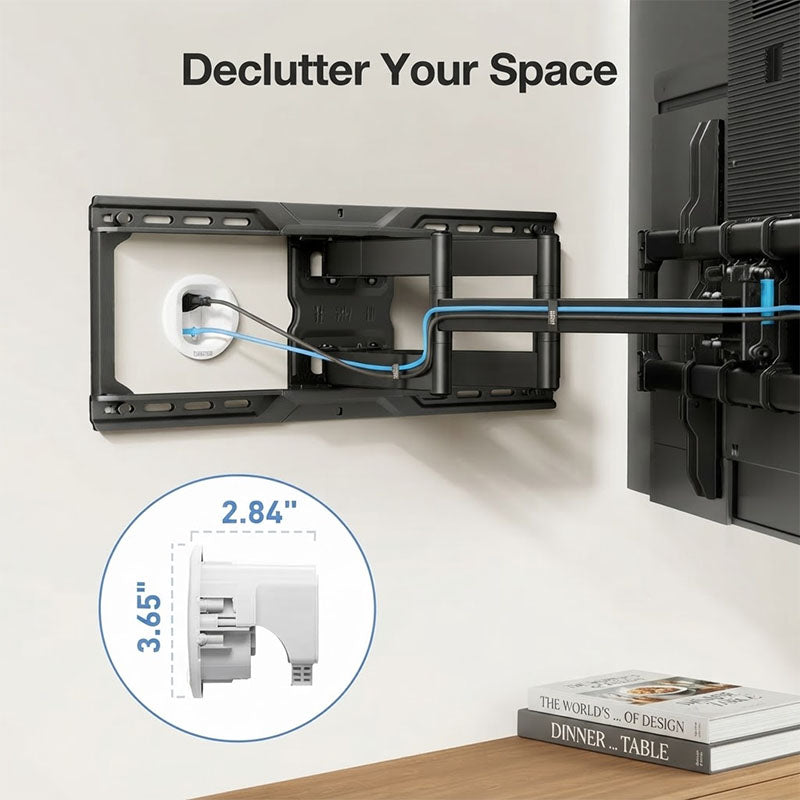 ErgoAV ERIWA2-01W In-Wall Power Relocation Kit (White)