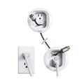 ErgoAV ERIWA2-01W In-Wall Power Relocation Kit (White)