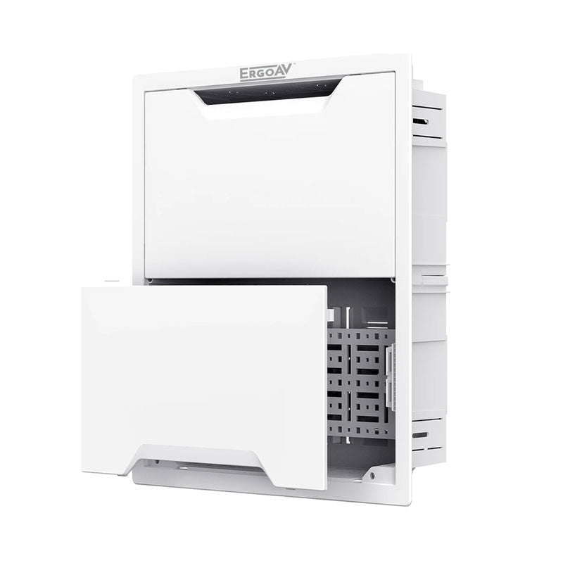 ErgoAV ERIWA4-01W In-Wall Media Enclosure (White)