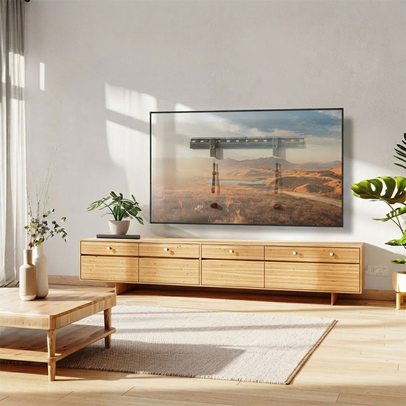ErgoAV ERMLL3-01B Large Fixed TV Wall Mount (Black)