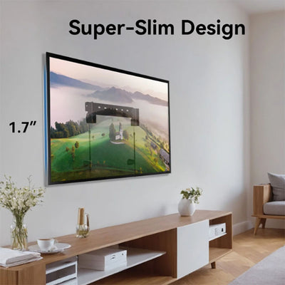 ErgoAV ERMLM3-01B Medium Fixed TV Wall Mount (Black)