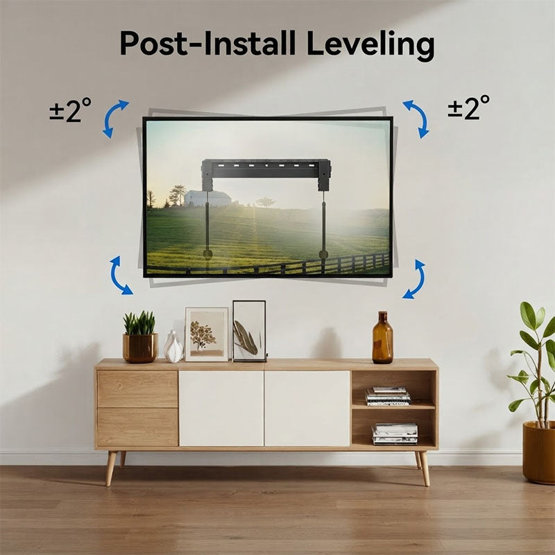 ErgoAV ERMLM3-01B Medium Fixed TV Wall Mount (Black)