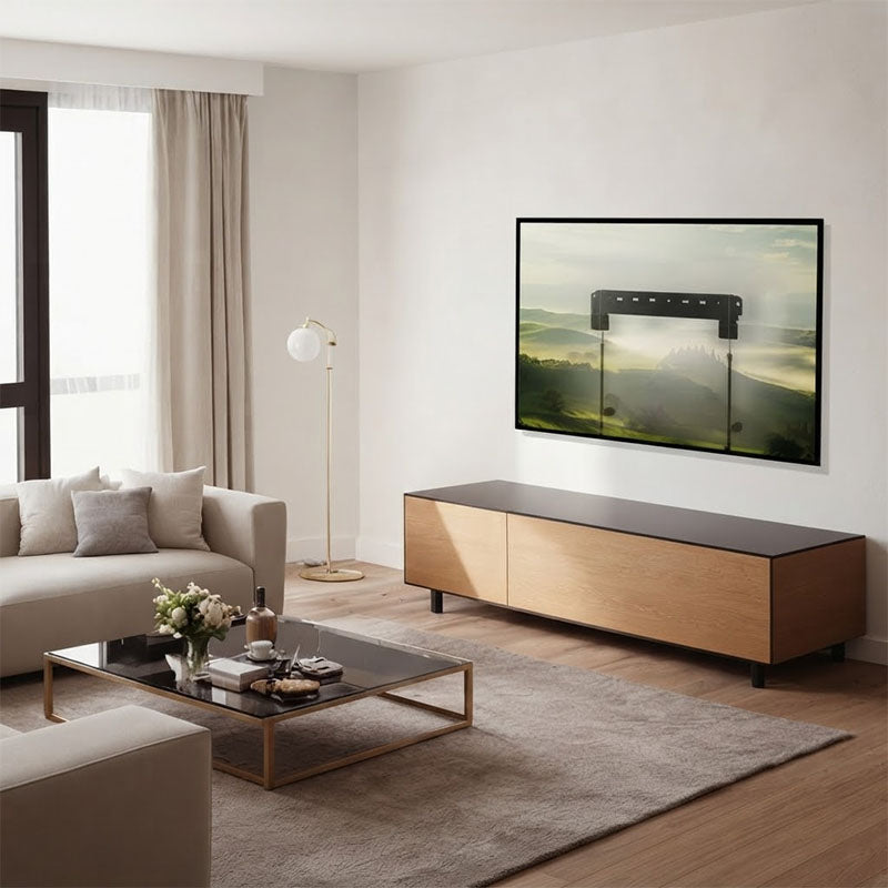 ErgoAV ERMLM3-01B Medium Fixed TV Wall Mount (Black)