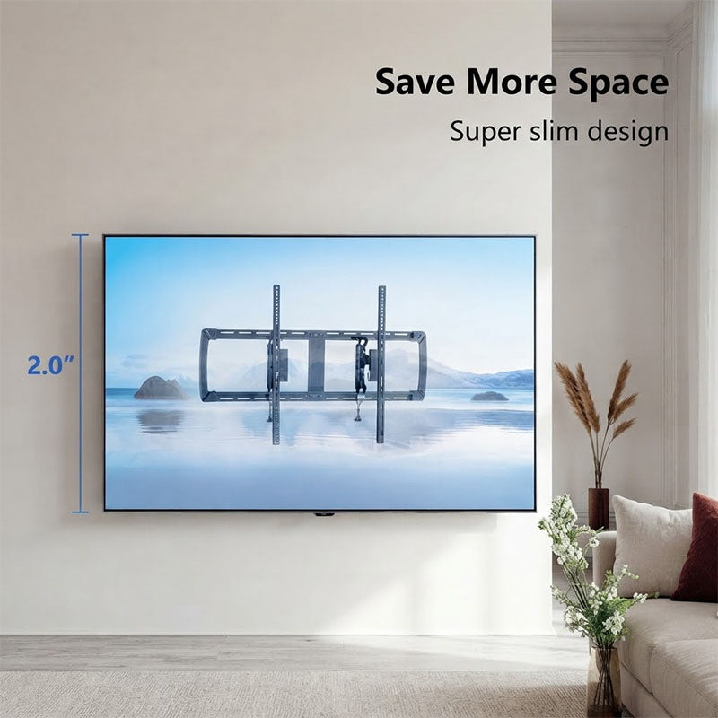 ErgoAV ERMLX1-01B Extend and Fixed TV Wall Mount (Black)
