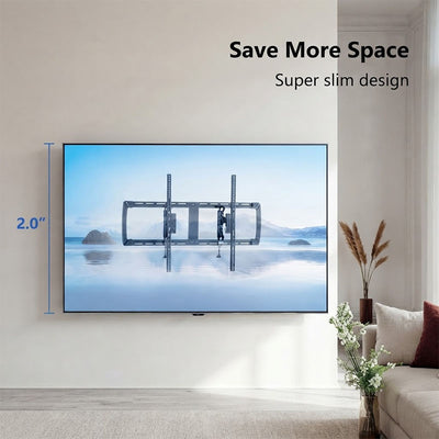 ErgoAV ERMLX1-01B Extend and Fixed TV Wall Mount (Black)