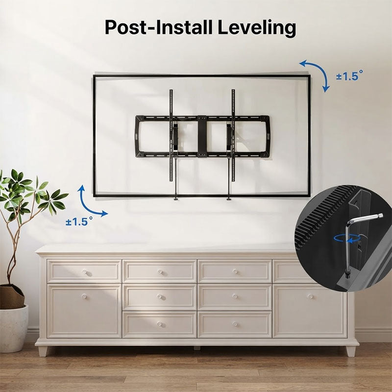 ErgoAV ERMLX1-01B Extend and Fixed TV Wall Mount (Black)