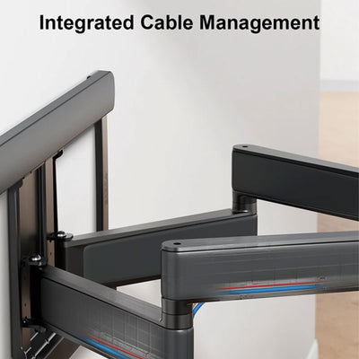 ErgoAV ERMML4-01B XL Dual Arm TV Motion Wall Mount (Black)