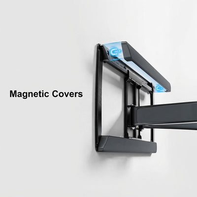 ErgoAV ERMML4-01B XL Dual Arm TV Motion Wall Mount (Black)