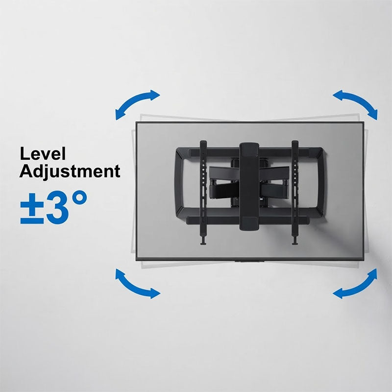 ErgoAV ERMML4-01B XL Dual Arm TV Motion Wall Mount (Black)