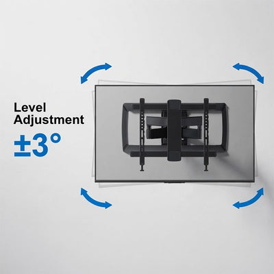 ErgoAV ERMML4-01B XL Dual Arm TV Motion Wall Mount (Black)