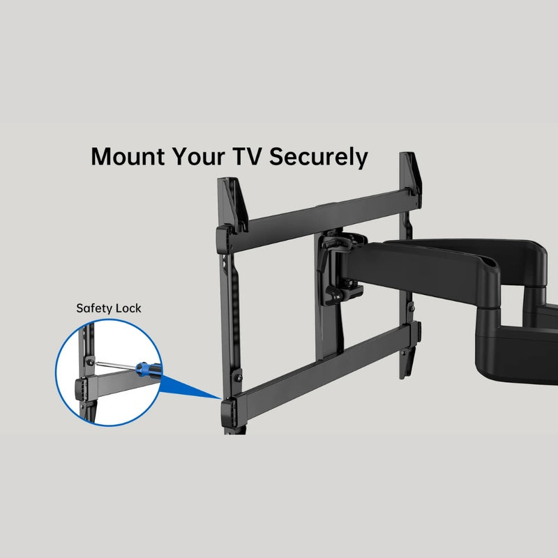 ErgoAV ERMML6-01B Large TV Motion Wall Mount (Black)