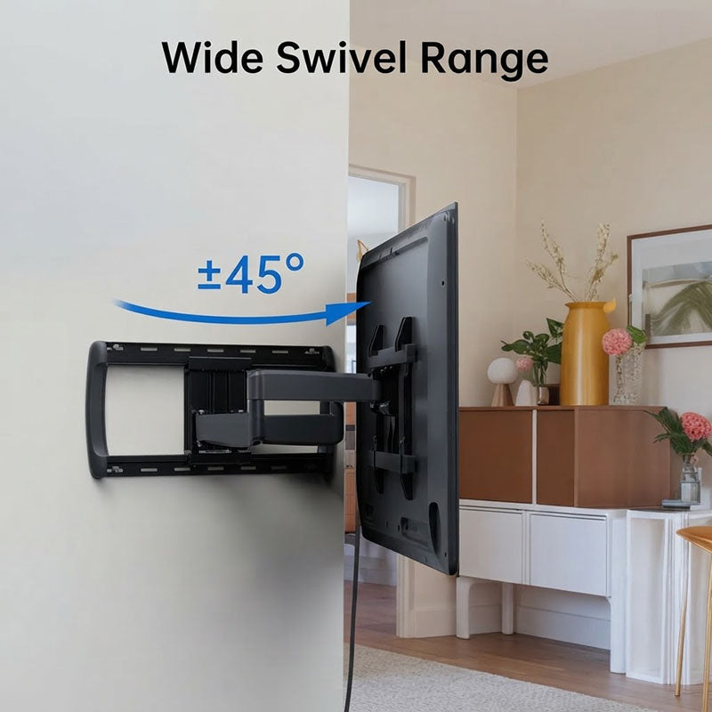 ErgoAV ERMML6-01B Large TV Motion Wall Mount (Black)