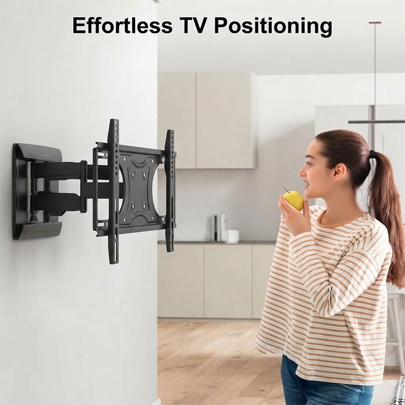ErgoAV ERMMM6-01B Large Dual Arm TV Motion Wall Mount (Black)