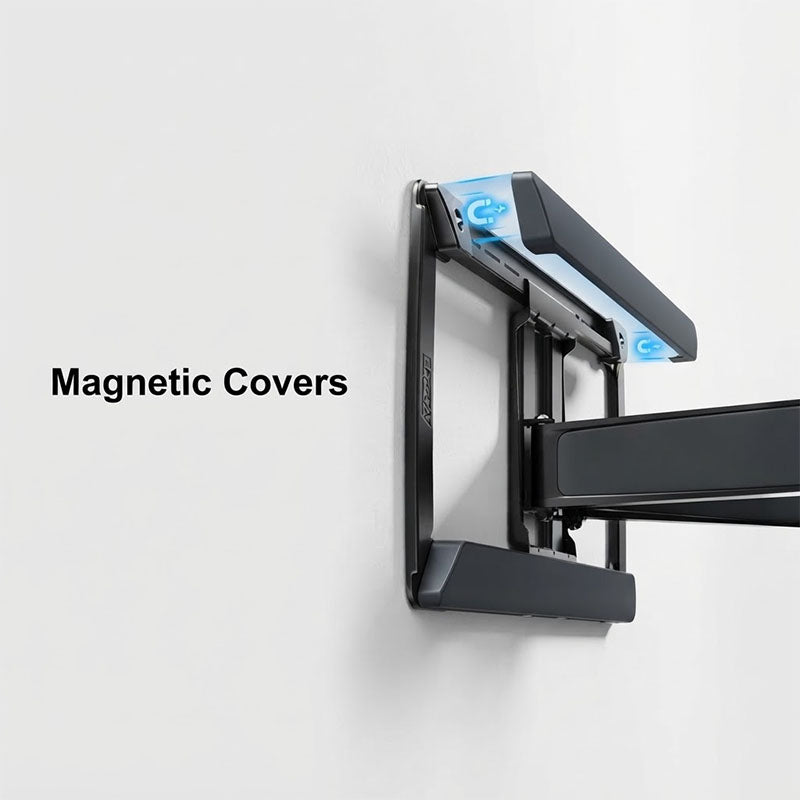 ErgoAV ERMMM6-01B Large Dual Arm TV Motion Wall Mount (Black)