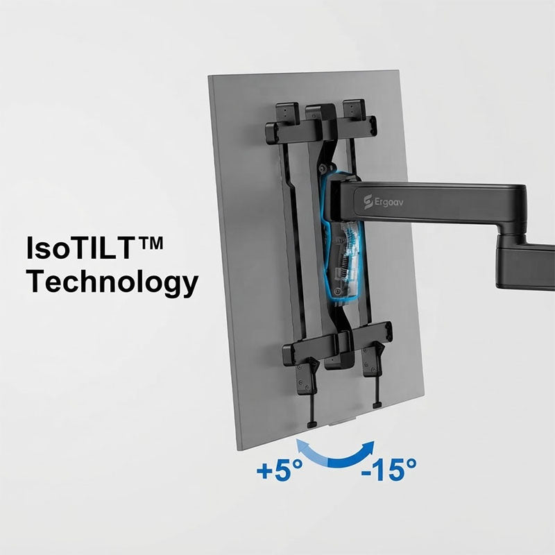 ErgoAV ERMMM7-01B TV Motion Wall Mount (Black)