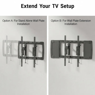 ErgoAV ERMTL3-EXTKIT Extend and Tilt TV Mount Extension Kit (Black)