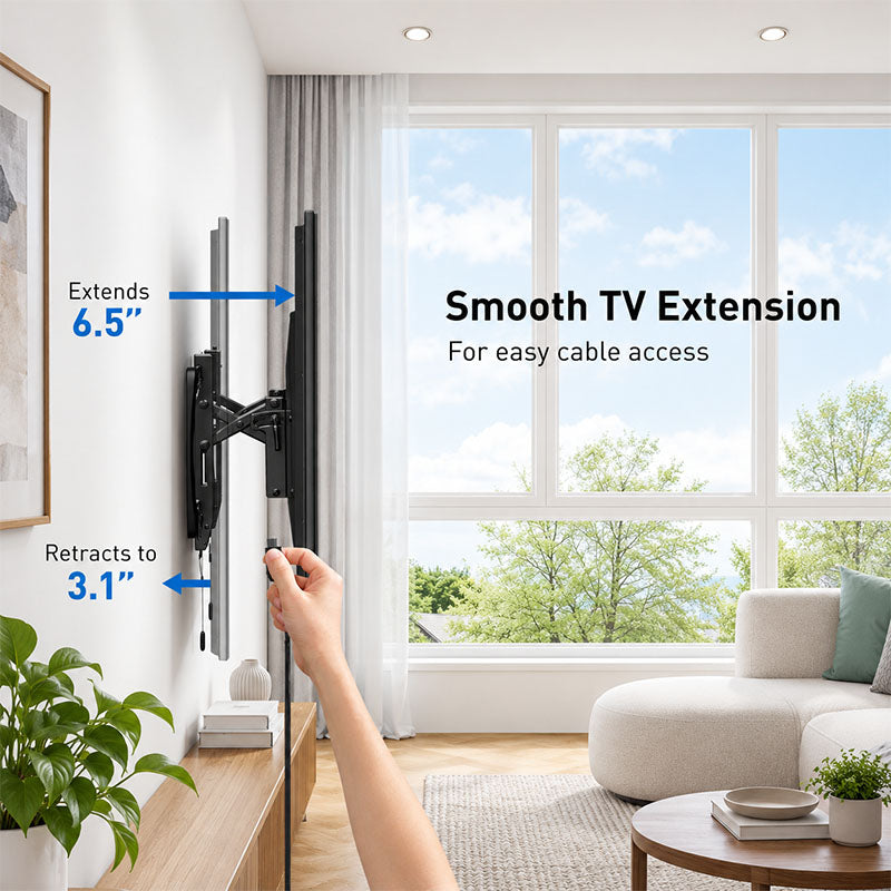 ErgoAV ERMTL7-01B XL Extend and Tilt TV Wall Mount (Black)