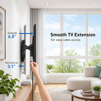 ErgoAV ERMTL7-01B XL Extend and Tilt TV Wall Mount (Black)
