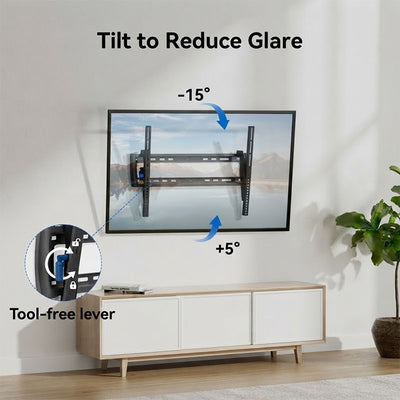 ErgoAV ERMTM6-01B Medium Tilt TV Wall Mount (Black)