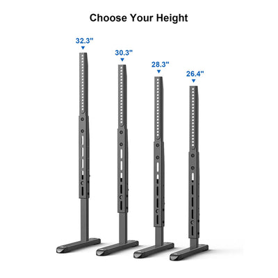 ErgoAV ERTSX1-01B Universal TV Legs (Black)