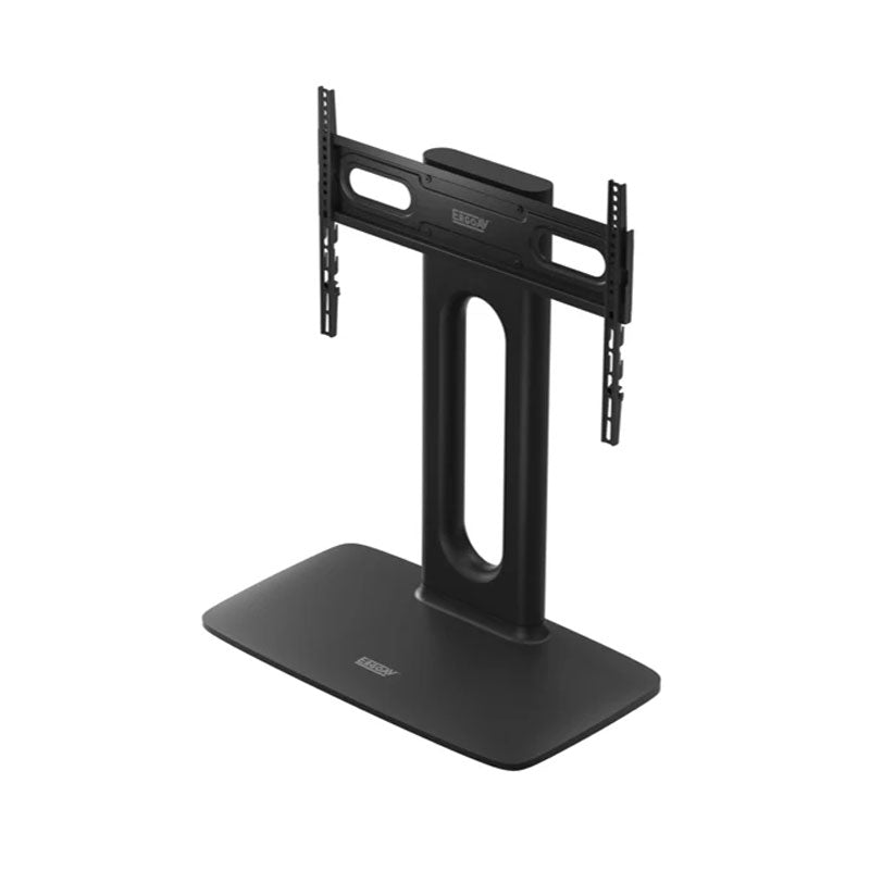 ErgoAV ERTSX2-01B Large Tabletop Swivel TV Stand (Black)