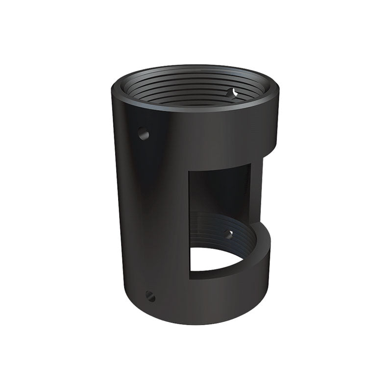 Crimson 1.5 inch NPT Pipe Connector with Cable Management Opening (Black) EC2