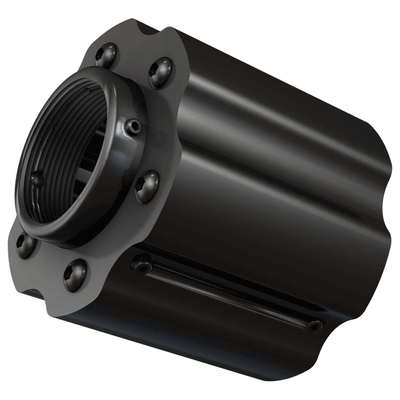 Crimson Rotating Tube Connector (Black) EC3