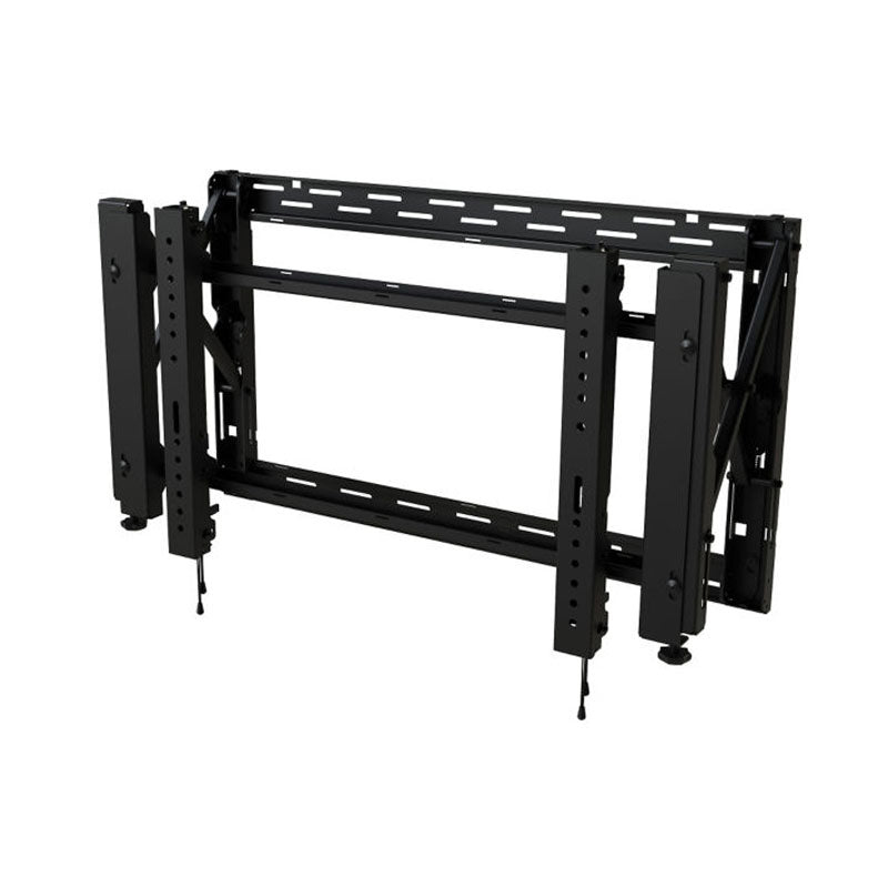 Peerless-AV Full Service Video Wall Mount EDS-VW765-LAND, outdoor full-service video wall mount front three-quarter view