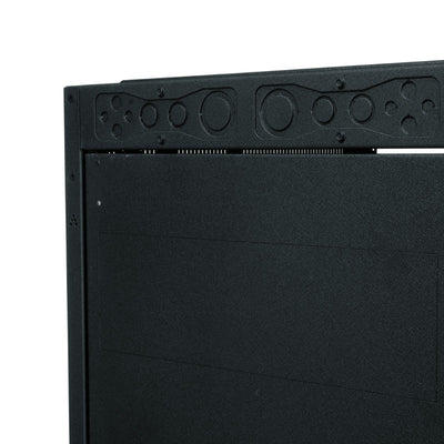 Middle Atlantic Economy Rack ERK-1825, equipment rack rear cable-entry panel detail