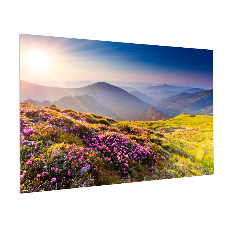 Da-Lite FC10A120X192 FullVision Fixed Frame, fixed-frame screen with mountain display