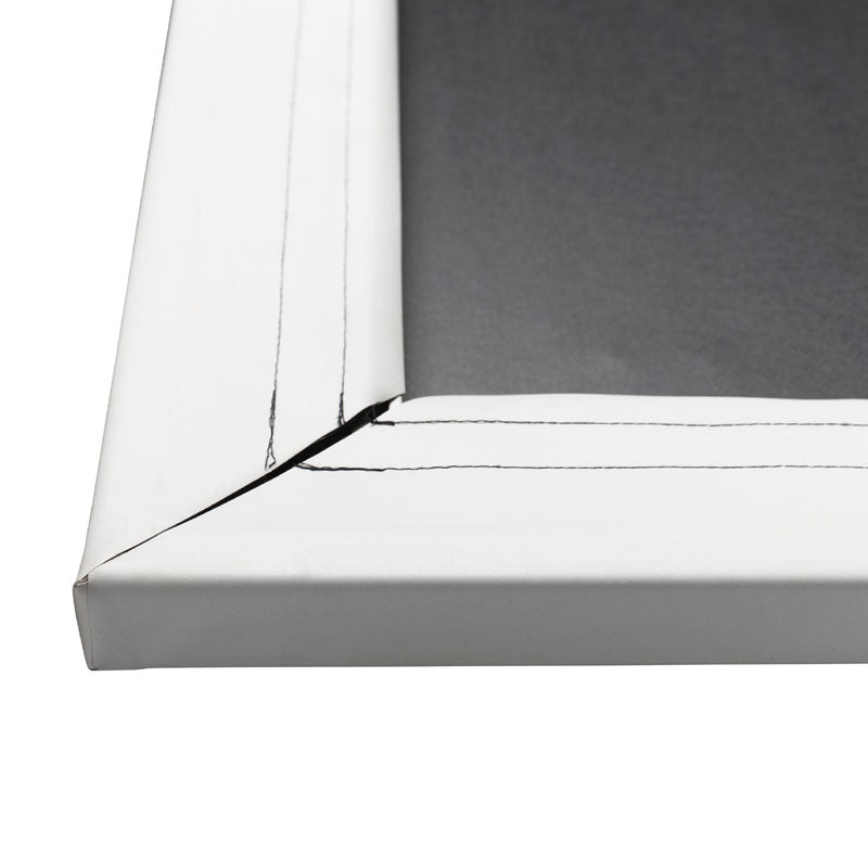 Da-Lite FC10A120X192 FullVision Fixed Frame, screen lower corner assembly detail