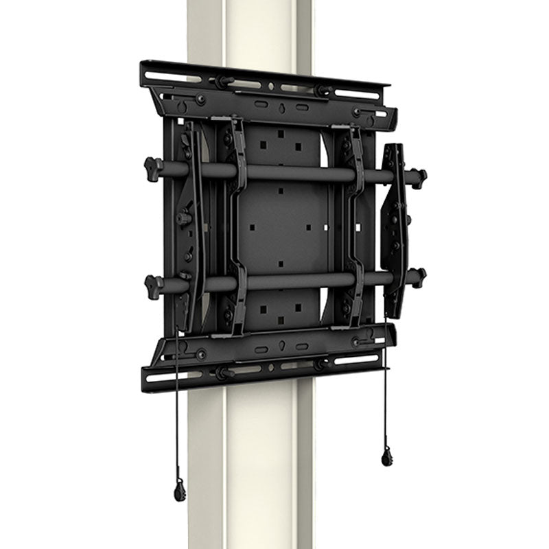Chief FUSION and THINSTALL Variable Column Adapter FCAVCA, pole-mounted tilting display mount front view
