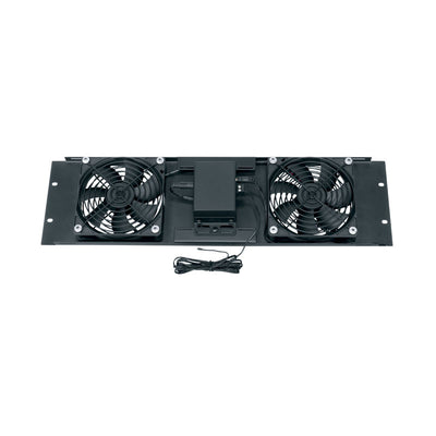 Middle Atlantic Thermostatic Fan Controller FC-DC, equipment rack dual cooling-fan panel