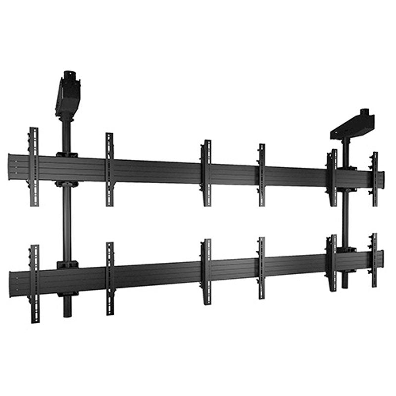 Chief Fusion Modular Ceiling Array FMSCAO, dual-row video wall mount frame front view