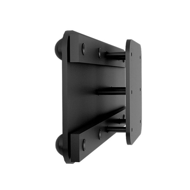 Chief Fusion Modular Extrusion Row Connector, FMSHC1, wall-mount adapter bracket angled view